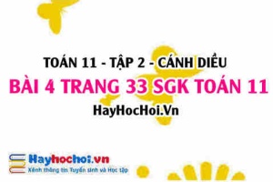Bài 4 trang 33 Toán 11 tập 2 Cánh Diều: Viết Lũy Thừa Theo Thứ Tự Tăng Dần